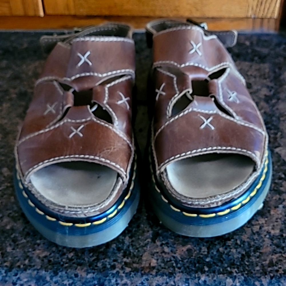 Vintage Dr.Marten Brown Leather Sandals